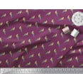 thumbnail image 2 of Soimoi Velvet Fabric Dot & Parrot Bird Print Sewing Fabric Yard 58 Inch Wide, 2 of 3
