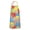 Pioneer Flower Floral-2, variant on Pioneer Flower Floral Print Pattern Apron for Women and Men, Cotton Linen Waterproof with Pockets, Adjustable, 33x27 Inch for Kitchen, Gardening, BBQ, Salon