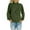Army Green, variant on Plus Size Sweater Tops On Seasonal Women's Soild Long Sleeve Thick Knit Pullover Turtleneck Sweater Coat Beige 4(S)