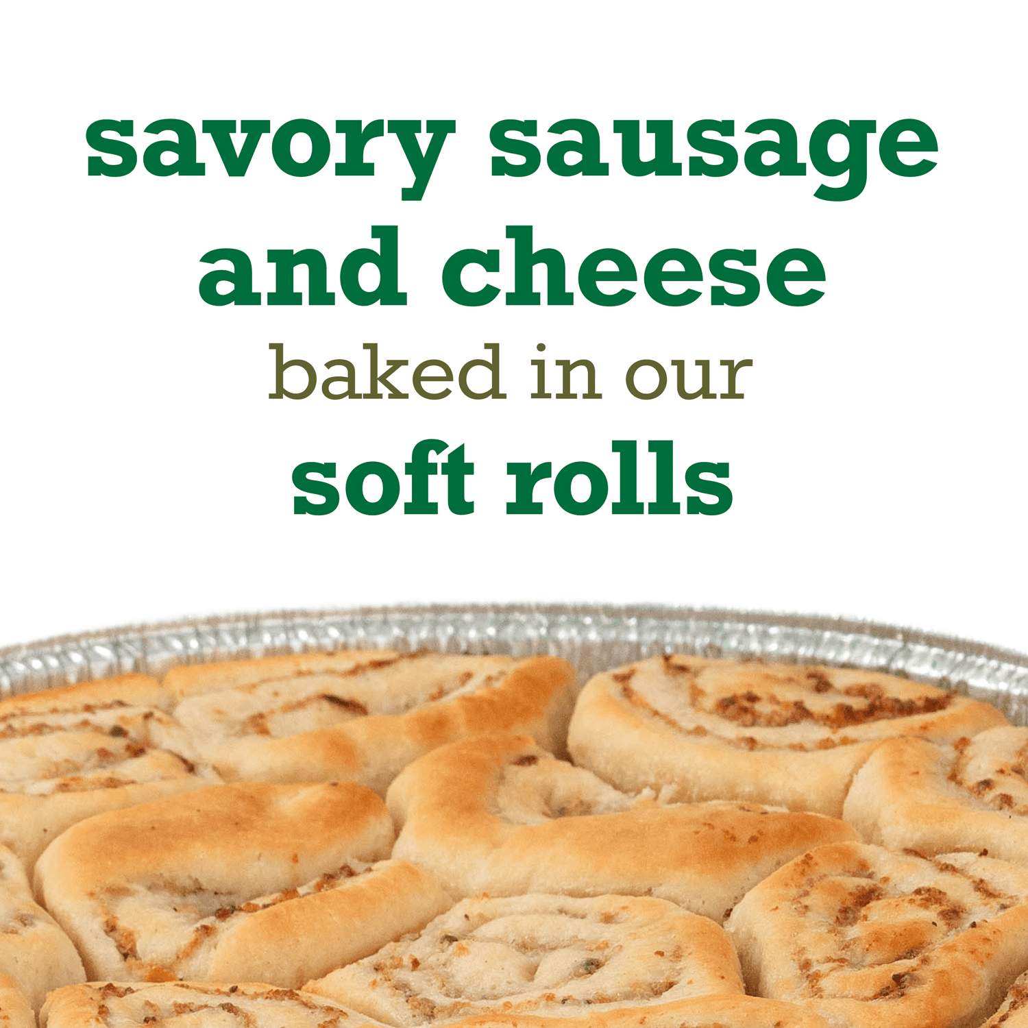 Sister Schubert's Sausage Pinwheels, Frozen, 18 oz.