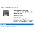 thumbnail image 2 of Xenon Headlight Control Unit - Compatible with 2014 - 2019 Mercedes-Benz CLA45 AMG - Automotive Lighting, 2 of 2