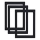 thumbnail image 1 of Marco de fotos magnético Uxcell de 5 x 7 pulgadas, 3 piezas, marco magnético reutilizable para refrigerador, negro, 1 of 7