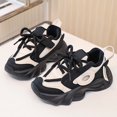 thumbnail image 4 of Otqutp Running Shoes for Boys Girls Lace-Up Athletic Chunky Casual Sneakers Non-Slip Gym Walking Sports Performance Shoes, 4 of 5