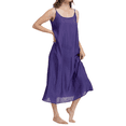 thumbnail image 2 of Women Silk Cotton Long Slips Full Slips For Under Dress Chemise Camisoles Slip Dress Petticoat, 2 of 6