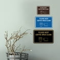 thumbnail image 3 of Classic Framed Please Keep Coffee Area Clean Sign (Black /Gold) - Small, 3 of 5