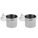 thumbnail image 2 of Comederos de acero inoxidable para loros con portavasos acrílico - Comederos, bebederos y cuencos para pájaros 7 CM, 2 of 9