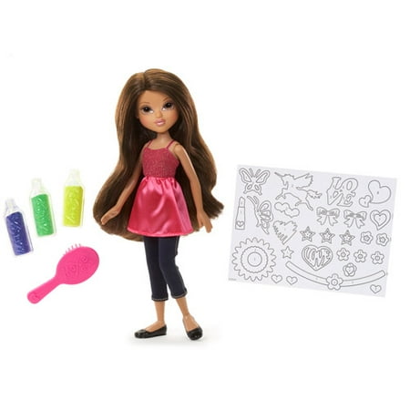 moxie girlz glitterin style sophina doll walmart com