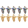 thumbnail image 1 of MasteelfCA 10Pcs Metal Crochet Rings Finger Rings Delicate Knitting Thimbles Braided Knitting Rings, 1 of 8