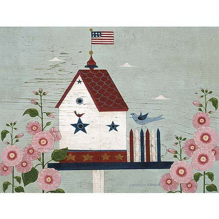 Folk Art Birdhouses Deluxe Note Card Set