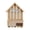 Yellow, variant on Coffee Coffee Brown Wall Mount Key Organizer With Rustic Design Provides Centralized Storage For Keys Mail And Accessories Near The Front Door