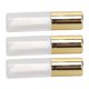 thumbnail image 4 of Tubos vacíos de brillo de labios de 1,2 ML, tubo dispensador de viaje para brillo de labios pequeño sellado transparente dorado, tubo dispensador de viaje para brillo de labios DIY, 4 of 8