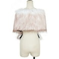 thumbnail image 5 of XMMSWDLA Bridal Faux Fur Shawl White Fur Coat Women Faux Fur Wrap for Evening Dresses Luxury Fur Cape for Wedding Evening Party White Wedding Shawl, 5 of 5