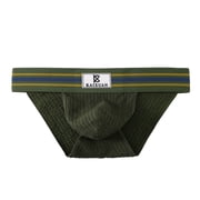 kpoplk Men's Pouch Soft Briefs Low Rise Breathable Soft Brief Underwear AG,L