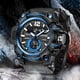thumbnail image 2 of Reloj electrónico con movimiento de cuarzo y doble pantalla, multifuncional, luminoso, deportivo, resistente al agua, reloj electrónico para hombre, 2 of 3