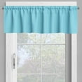 thumbnail image 4 of Ambesonne Checkered Valance & Curtain, Aqua Stripes Diagonal, 55"x45", Aqua White, 4 of 6