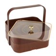 thumbnail image 3 of Caja contenedora de almacenamiento de alimentos, plato para servir, bandeja multifuncional para frutos secos, artículos diversos, aperitivos, dulces y Estilo E Macarena Organizador de meriendas, 3 of 8