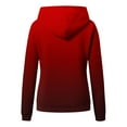 thumbnail image 7 of Gradient Hoodies for Womens Oversized Sweatshirts Pleated Front Hooded Sweaters with Pockets Fashion Fall Winter Clothing Juniors Girls Cute Hoodie Shirts Pullover Long Sleeve Sweaters Tops, 7 of 7