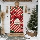 thumbnail image 4 of Seyotauo Merry Christmas Door Cover 35x71 Christmas Gift Box Present Hanging Banner Decoration Winter Holiday Bow Window Door Cover Stripes Ornaments Year Party Home Wall Outdoor, 4 of 9