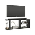 thumbnail image 3 of 17.8" H Entertainment Center with 4 Shelves and 4 Legs / Ample Storage for Media in Living Room, 3 of 4