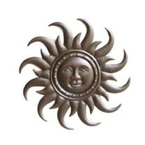 Hi-Line Gifts 19.5" Sun Face Outdoor Wall Art Decorative