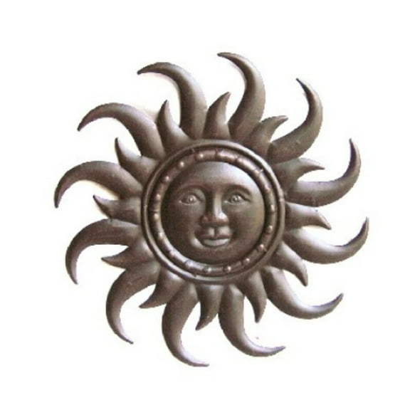 Hi-Line Gifts 19.5" Sun Face Outdoor Wall Art Decorative