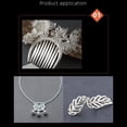 thumbnail image 4 of 10 Hojas de Plata para Decoración de Interiores de Artesanía Dorada Artística 60 Mm, 4 of 9