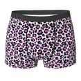 thumbnail image 6 of Men's Boxer Briefs, leopard print pink cute stylish Soft Comfy Mens Underwear Boxer Briefs Breathable With Widen Waist, 6 of 7