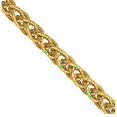 thumbnail image 2 of 14K Solid Yellow Gold 2.8mm Spiga Wheat Link Chain Necklace, 2 of 4