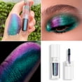 thumbnail image 2 of Sombra de ojos con purpurina MAKI YIKA Teal Liquid Multichrome #3 Dawn, 2 of 8