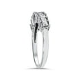 thumbnail image 4 of 1/2ct Princess Cut Diamond Prong Wedding Band 14K White Gold Ring, 4 of 4