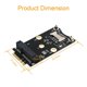 thumbnail image 4 of Adaptador Wifi 2X M.2 Mini PCIE Tarjeta de red inalámbrica a M2 NGFF Clave A+E Tarjeta Wifi Raiser con ranura para tarjeta SIM, 4 of 5