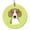 Green, variant on Carolines Treasures BB1301CO1 Checkerboard Lime Green Beagle Ceramic Ornament 3 in multicolor