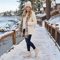 thumbnail image 3 of OYPGUE Womens Barefoot Boots Non-slip Waterproof Wide Toe Box Winter Barefoot Shoe, 3 of 9