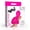 Pink, variant on Bang! Silicone Rechargeable Finger Vibrator, Pink