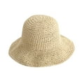 thumbnail image 2 of Women's Sun Hats Summer Hat Women'S Sun Block Beach Sun Hat Holiday Sun Hat Seaside Large Brim Fisherman Hat Sun Block Hat Handmade Women's Accessories, 2 of 3