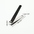 thumbnail image 4 of Unique Bargains 1 Pc Portable Large Flat Nail Clippers Toenail Clippers for Women Men Silver Tone, 4 of 6