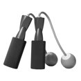 thumbnail image 4 of Cordless Jumping Rope Gym Exercise Fitness Home Weighted Cordless Ball Bearing Ropes Women Weighted Jump Rope for Kids Ball dia.3.2cm Black, 4 of 9