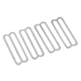 thumbnail image 1 of 2x 4 Unids / Set de material acero Inoxidable Buceo BCD Peso Keeper Holder Retainer Stopper DYNWAVEMX Guardián de cinturón de peso, 1 of 8