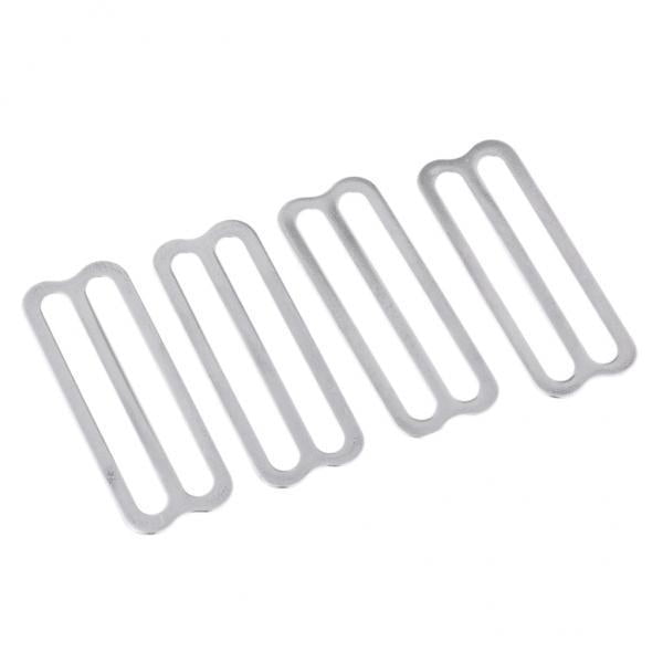 2x 4 Unids / Set de material acero Inoxidable Buceo BCD Peso Keeper Holder Retainer Stopper DYNWAVEMX Guardián de cinturón de peso