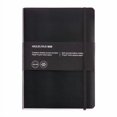 thumbnail image 2 of Basicos MR 10402??Flexible Leather Notebook 4, 300?Sheets, Squared, with Rubber, Black, 2 of 4
