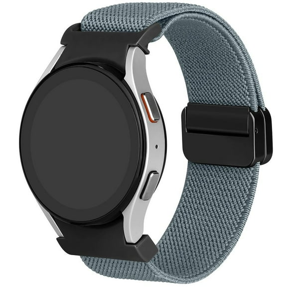 CIRUTVAL 20mm Bands For Samsung Galaxy Watch 6 5 4 Band 40mm 44mm / Watch 5 Pro 45mm/ Galaxy Watch 6 4 Classic 43mm 47mm 42mm 46mm Stretchy Braided Nylon Straps Replacement Wristbands for Women Men