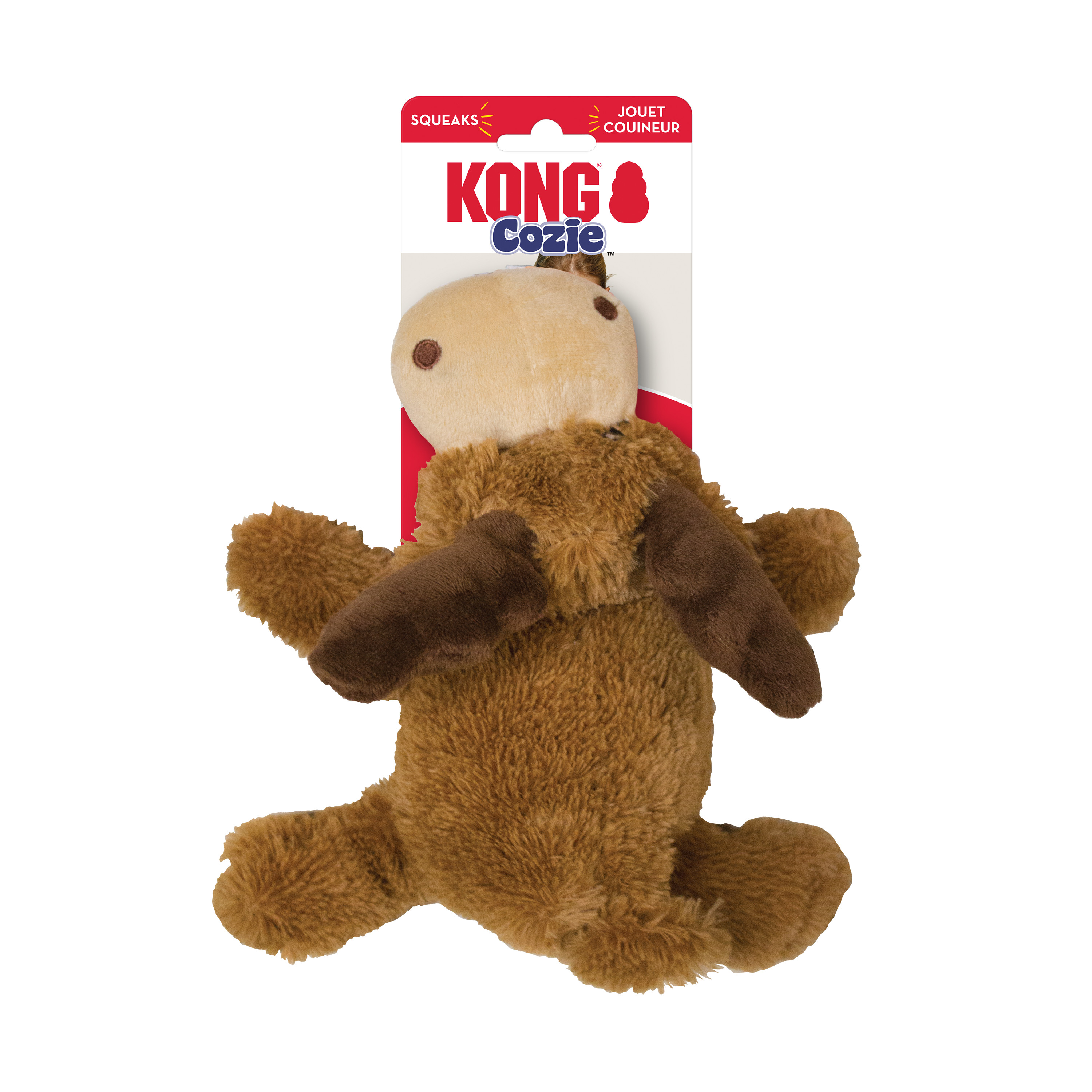 KONG Cozie Marvin the Moose Dog Toy, Medium photo 5