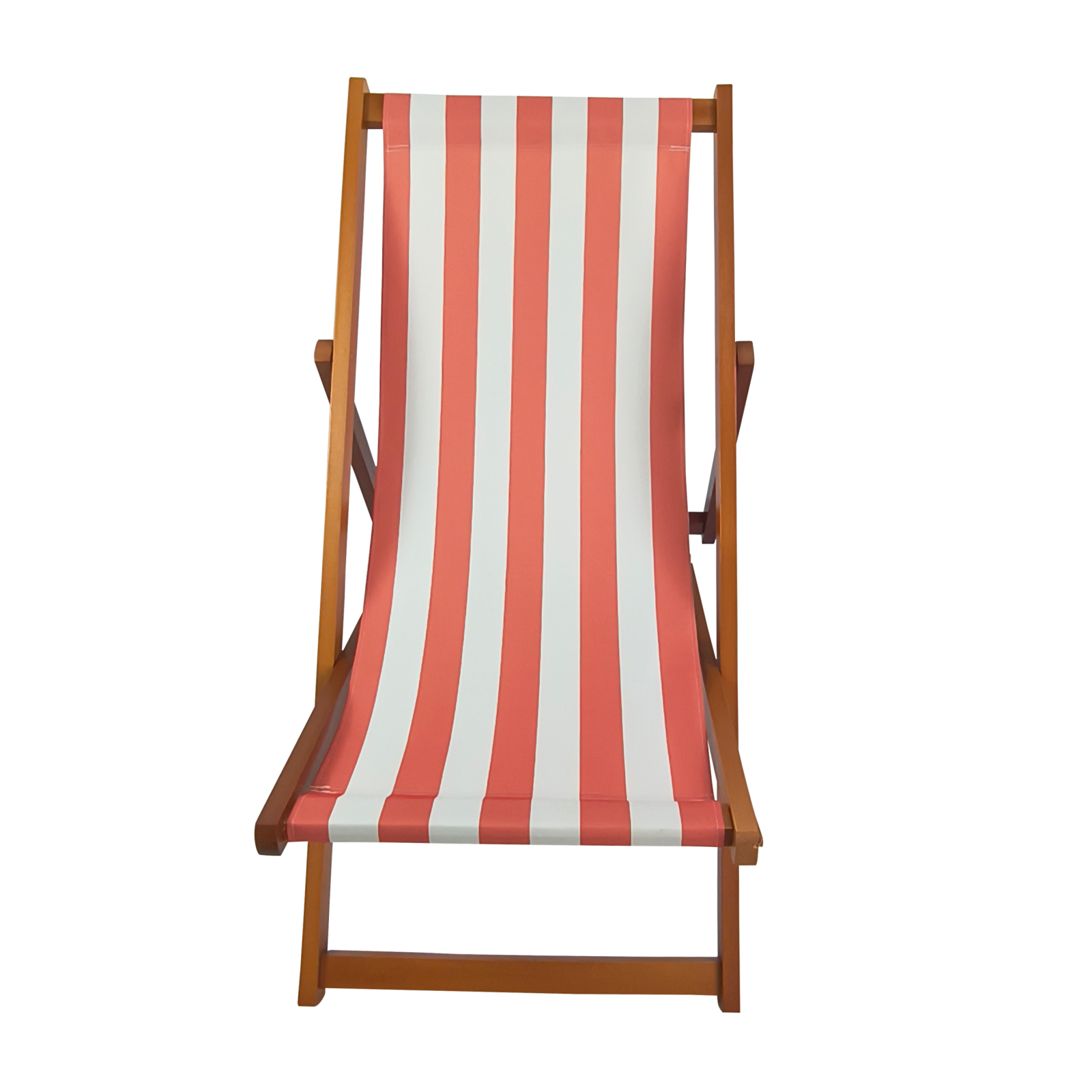 Pouseayar Foldable Sling Chair,Outdoor Beach Chair Chaise Lounge, Orang - image 2 of 7