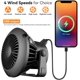 thumbnail image 2 of alimentado por batería recargable con gancho para colgar, ventilador de escritorio USB personal de 4 velocidades con 4 modos de luz para tienda de campaña, pesca, oficina, picnic, viajes, aventura ShuxiuWang 1327537003649, 2 of 5