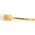 thumbnail image 3 of 14K White Gold 4mm Fw Cultured Pearl Ring (Size 6) Made In United States y1870pl, 3 of 5