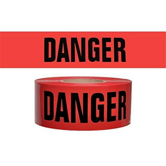 Swanson Tool BT330RDGR3 Tape Danger - 3 x 300 ft.