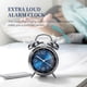 thumbnail image 2 of 4 Inches Twin Bell Extra Loud Alarm Clock With Backlight, Battery Operated,silent Non Ticking, For Heavy Sleepers, Bedroom, Bedside Table, 2 of 5