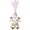 Single layer hat/Pink#006, variant on Jeweled Goat Stuffed Animal Plush Toys With Hat, Bohemian Stuffed Goat,Polyester Stuffed Animal for Kids, Ornament for Tabletop Decor,Ideal Gifts for Plush Collectors-Single Layer Hat/Brown