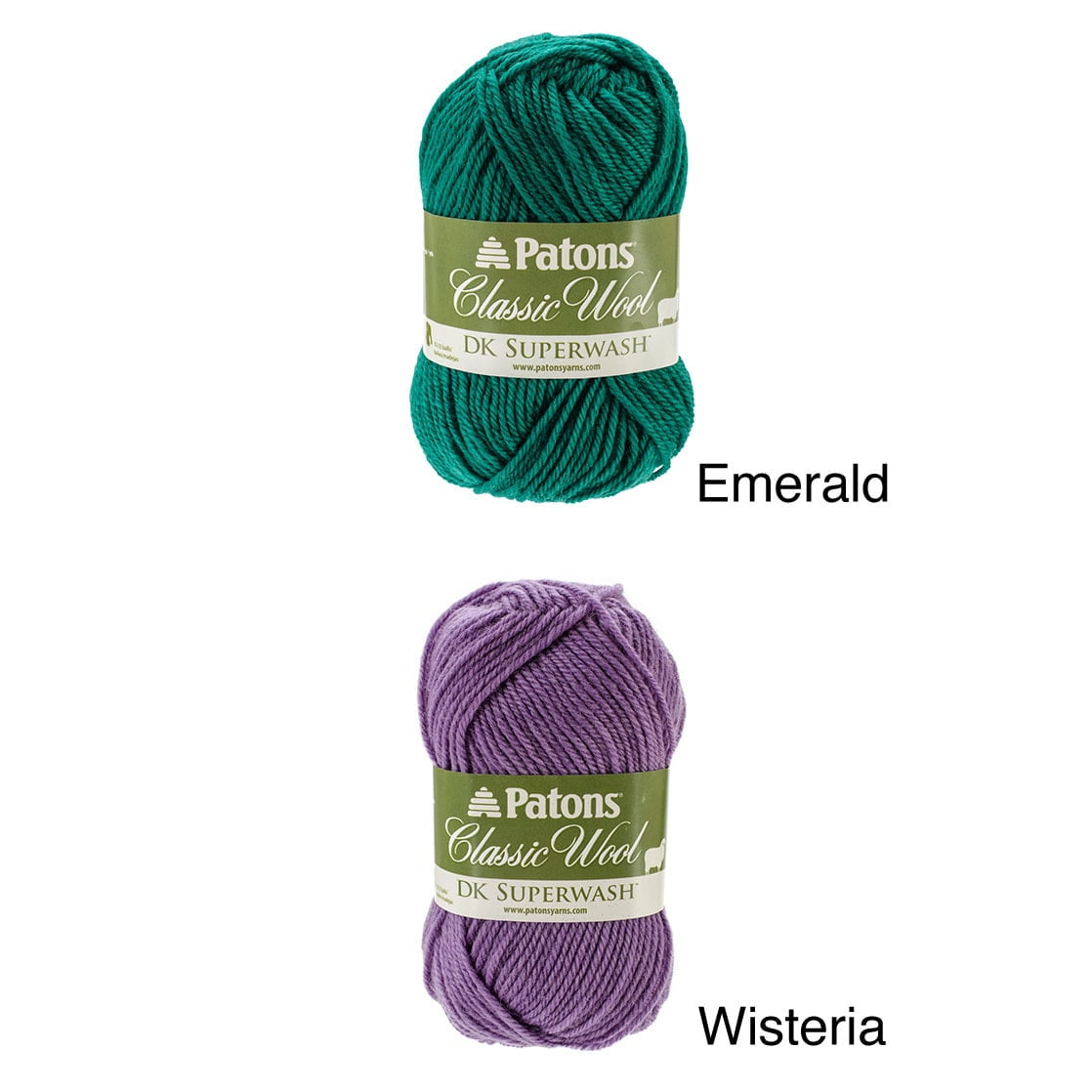 Patons Classic Wool DK SUPERWASH Yarn in Emerald New /& Smoke Free Home