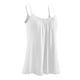 thumbnail image 5 of Camisola de manga corta para mujer, ropa interior holgada con cuello en V y color liso, de poliéster, 5 of 9